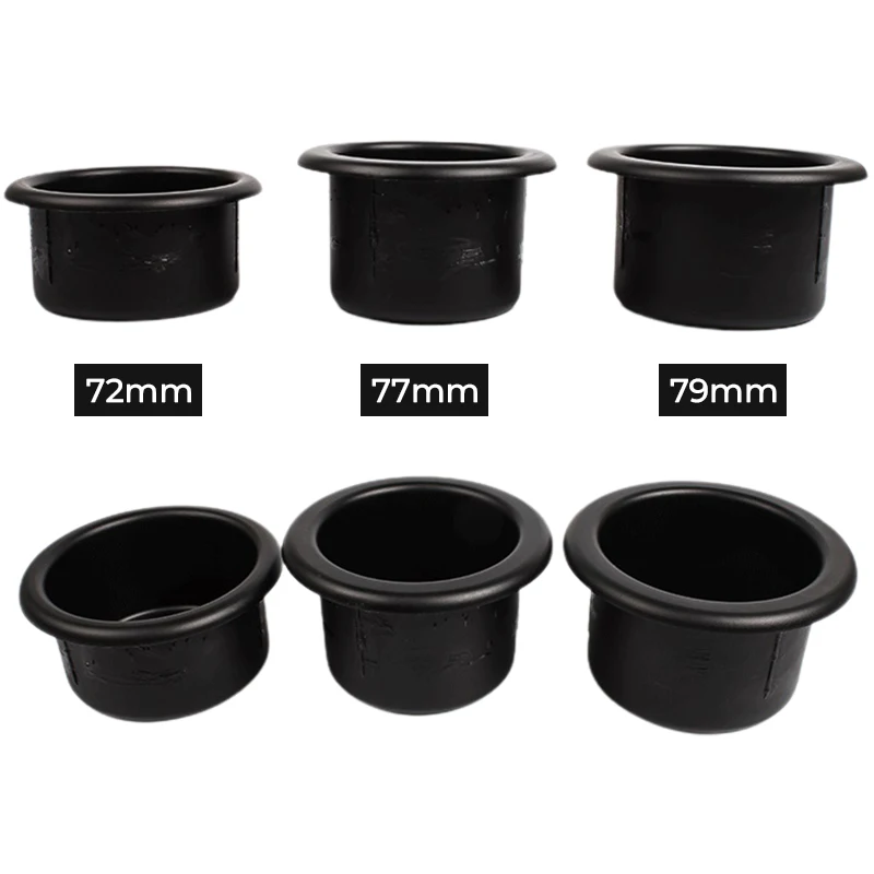 

Black Car Cup Water Drink Holder Recessed For RV Car Marine Boat Trailer Plastic Cup Holder Interior Accessories Dropshipping