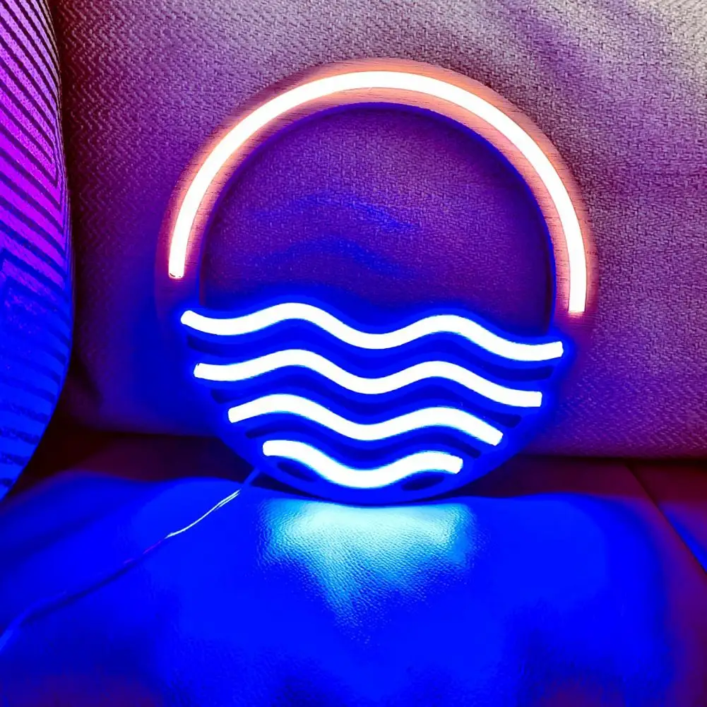 

Led Lamp Vibrant Sea-themed Led Neon Sign Light Usb/battery Operated Decorative Party Decoration for Warm Coastal Vibes Neon