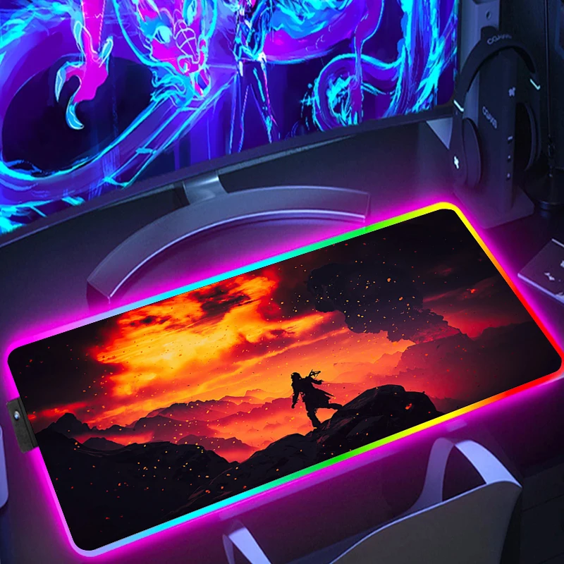 RGB Mouse pad Horizon zero dawn gaming accessories computer keyboard gamer Designed specifically for e-sports LED mousepad 90x40
RGB Mouse pad Horizon zero dawn gaming accessories computer keyboard gamer Designed specifically for e-sports LED mousepad 90x40