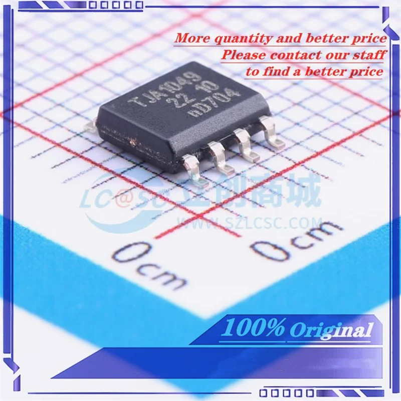 1 шт./партия, TJA1049T,118 SOP-8 TJA1049T, новый оригинальный точечный запас 
1 шт./партия, TJA1049T,118 SOP-8 TJA1049T, новый оригинальный точечный запас