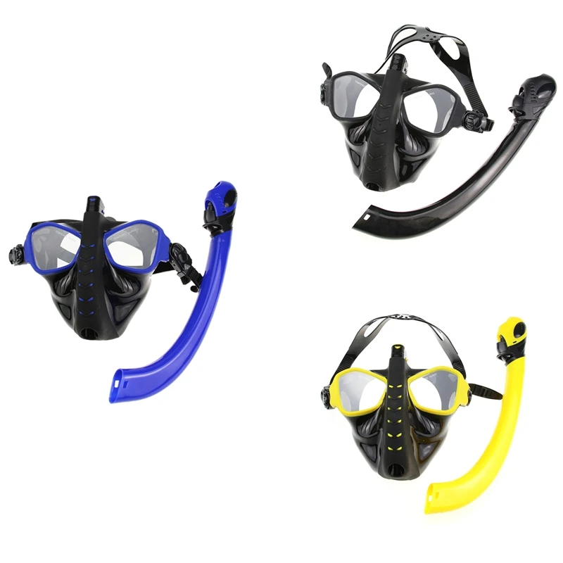 

Snorkeling Diving Masks Tube Dive Set Swimming Goggles Underwater Aspirator Equipment Full Face Mask Water Proof