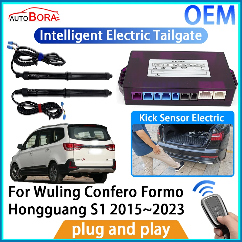 AutoBora Intelligent Electric Tailgate Automatic Lifting Kit Remote Control for Wuling Confero Formo Hongguang S1 2015~2023
AutoBora Intelligent Electric Tailgate Automatic Lifting Kit Remote Control for Wuling Confero Formo Hongguang S1 2015~2023