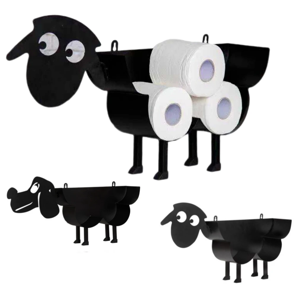 Sheep/Dog Decorative Toilet Paper Holder Iron Cute Free-Standing Bathroom Tissue Storage Holder Toilet Roll Paper Rack
Sheep/Dog Decorative Toilet Paper Holder Iron Cute Free-Standing Bathroom Tissue Storage Holder Toilet Roll Paper Rack