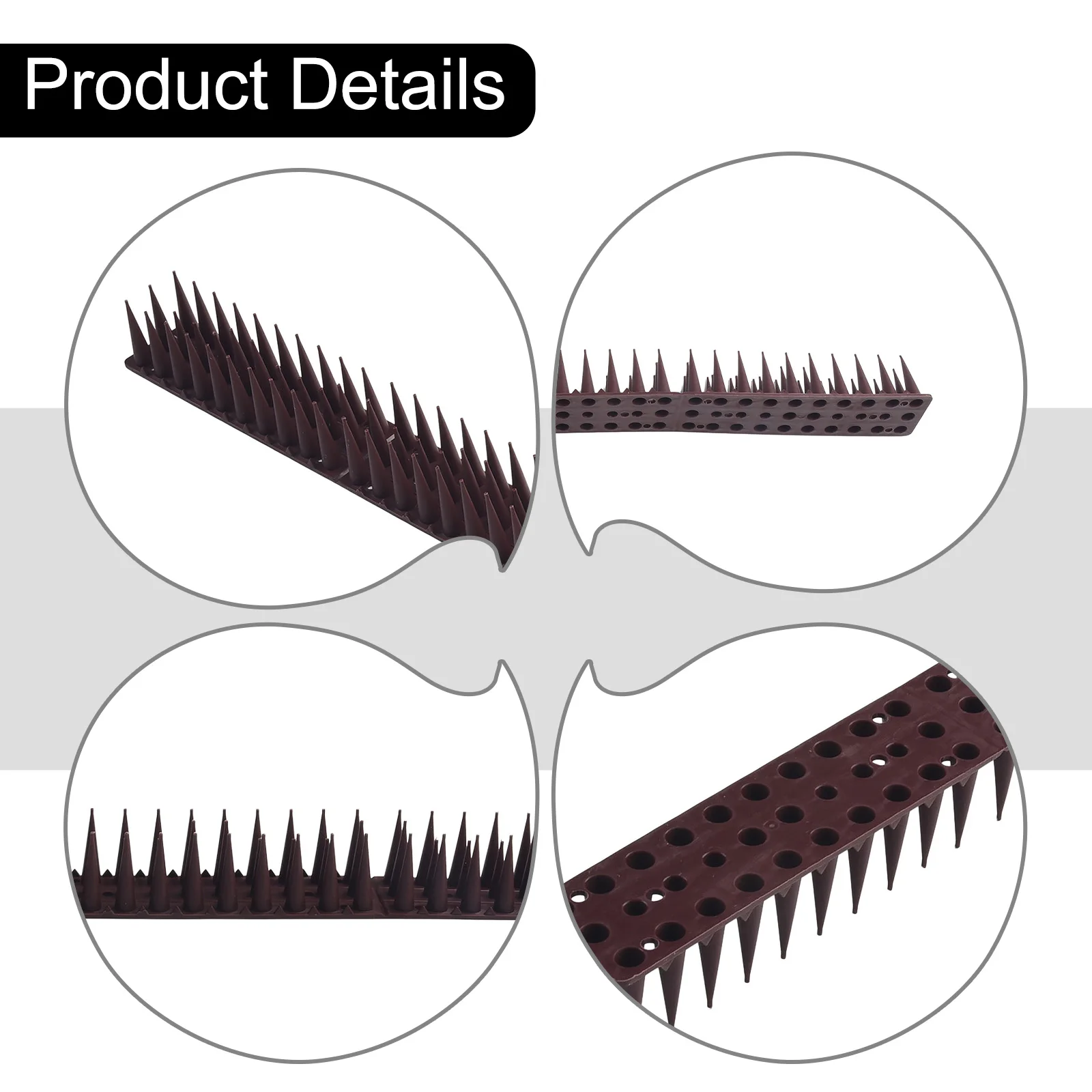 Spike Defender Fence Wall Spikes 1pcs Bird Repellent Spines Burglar Garden Security Intruder Repellent Practical Anti Cat Climb
Spike Defender Fence Wall Spikes 1pcs Bird Repellent Spines Burglar Garden Security Intruder Repellent Practical Anti Cat Climb
