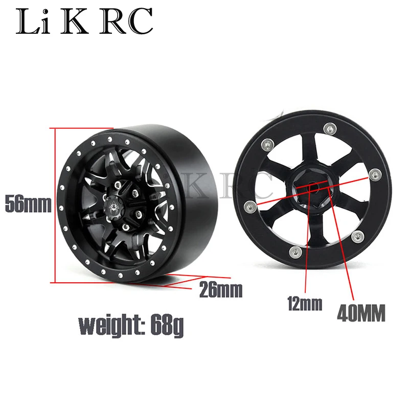 2/4PCS Metal Beadlock 1.9 Wheel Hub Wheel Rim For 1/10 RC Crawler Car TRX4 Axial SCX10 ii iii 90046 AXI03007 Redcat MST
2/4PCS Metal Beadlock 1.9 Wheel Hub Wheel Rim For 1/10 RC Crawler Car TRX4 Axial SCX10 ii iii 90046 AXI03007 Redcat MST