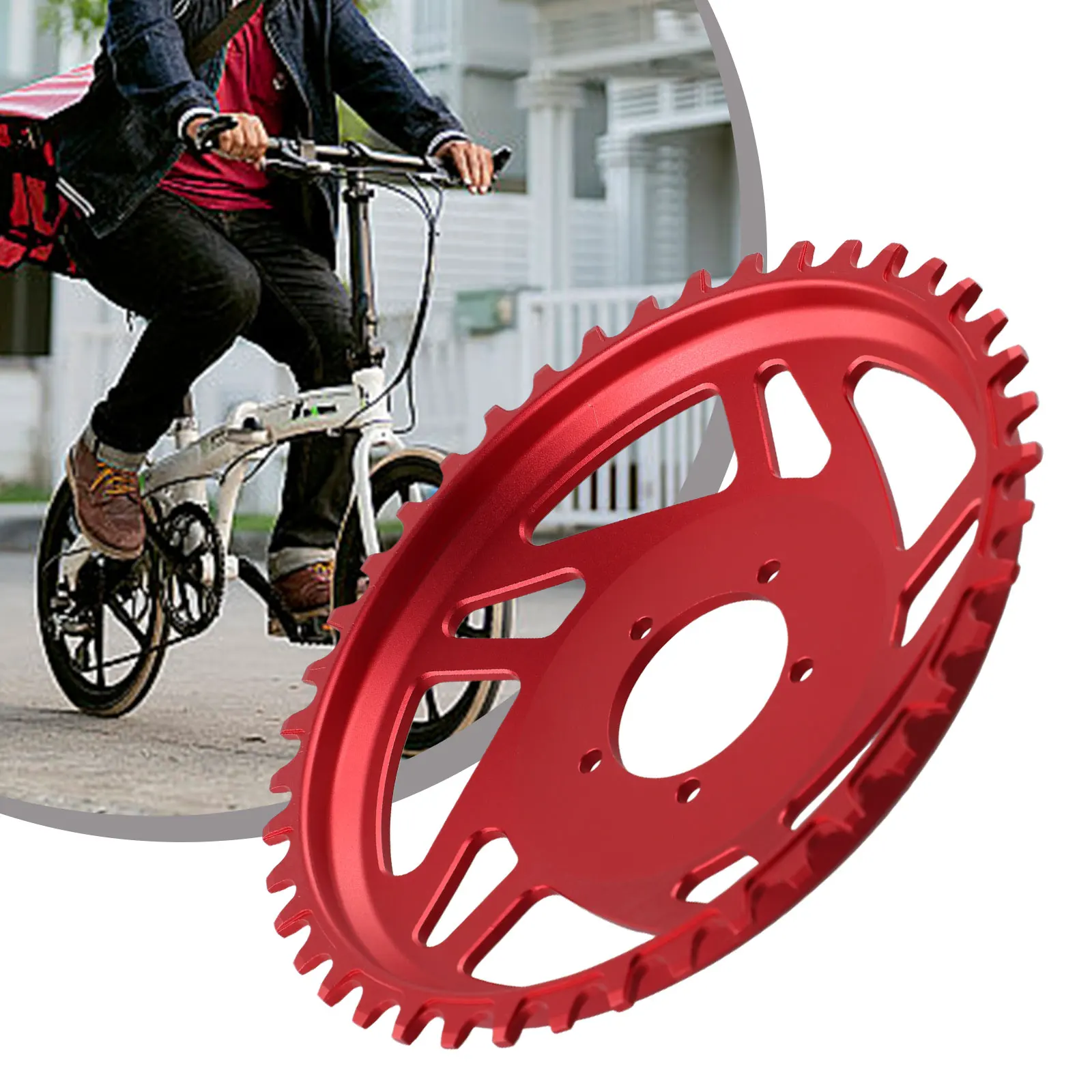 1pc chain link Replacement Aluminum alloy Wear-resistance Chain Ring Ebike 42T Chainring Offset Correction for BAFANG BBSHD
1pc chain link Replacement Aluminum alloy Wear-resistance Chain Ring Ebike 42T Chainring Offset Correction for BAFANG BBSHD