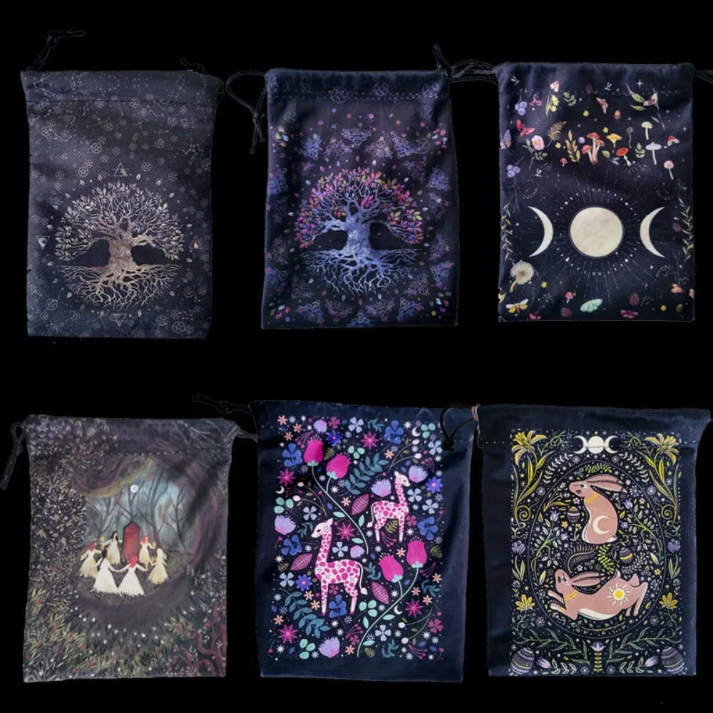 1pcs Constellation Card Storage Bag Rabbit Accessories Oracle Cards Storage Bag Mini Occult Mini Board Game Drawstring Package
1pcs Constellation Card Storage Bag Rabbit Accessories Oracle Cards Storage Bag Mini Occult Mini Board Game Drawstring Package