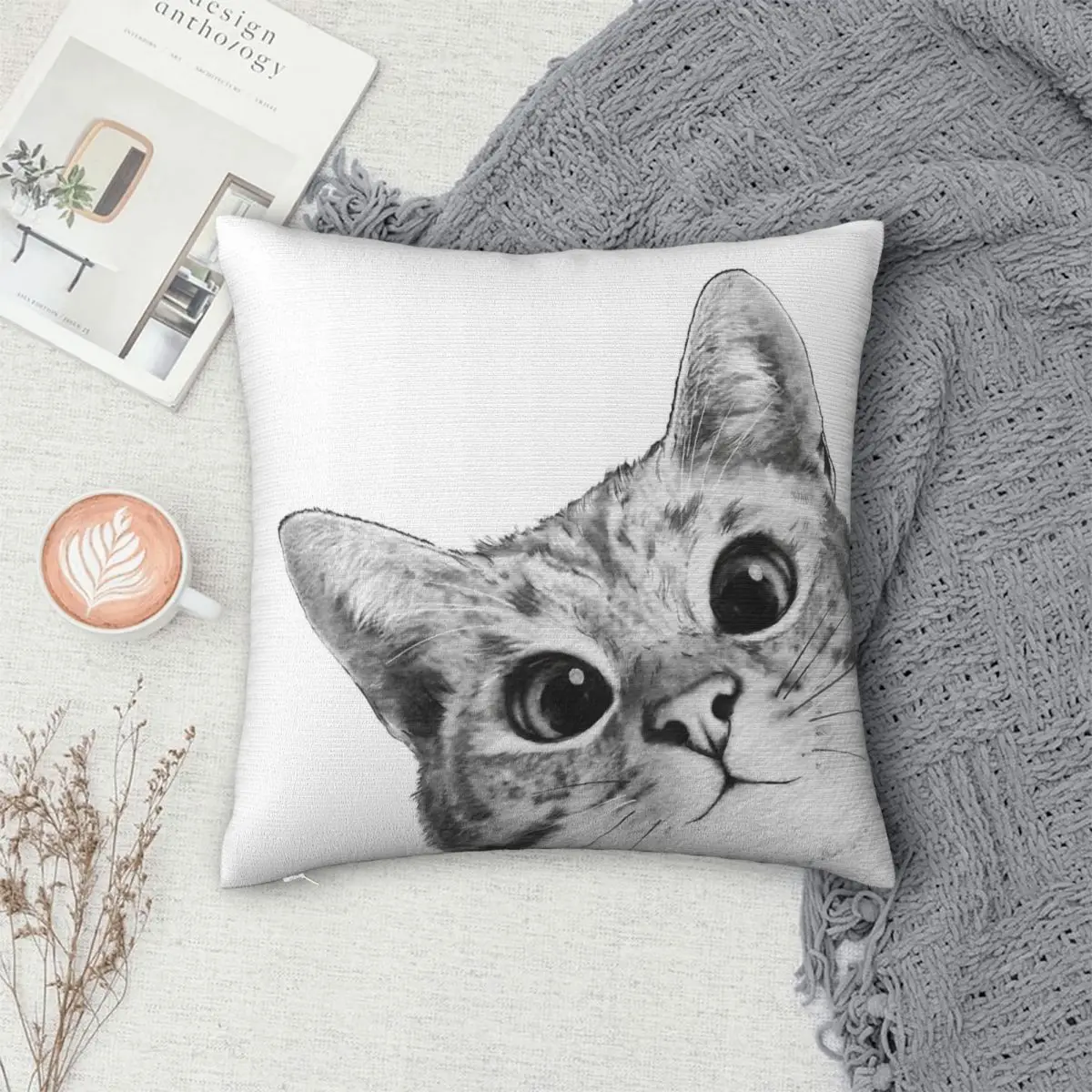 Sneaky Cat Pillowcase Polyester Pillows Cover Cushion Comfort Throw Pillow Sofa Decorative Cushions Used for Home Bedroom
Sneaky Cat Pillowcase Polyester Pillows Cover Cushion Comfort Throw Pillow Sofa Decorative Cushions Used for Home Bedroom