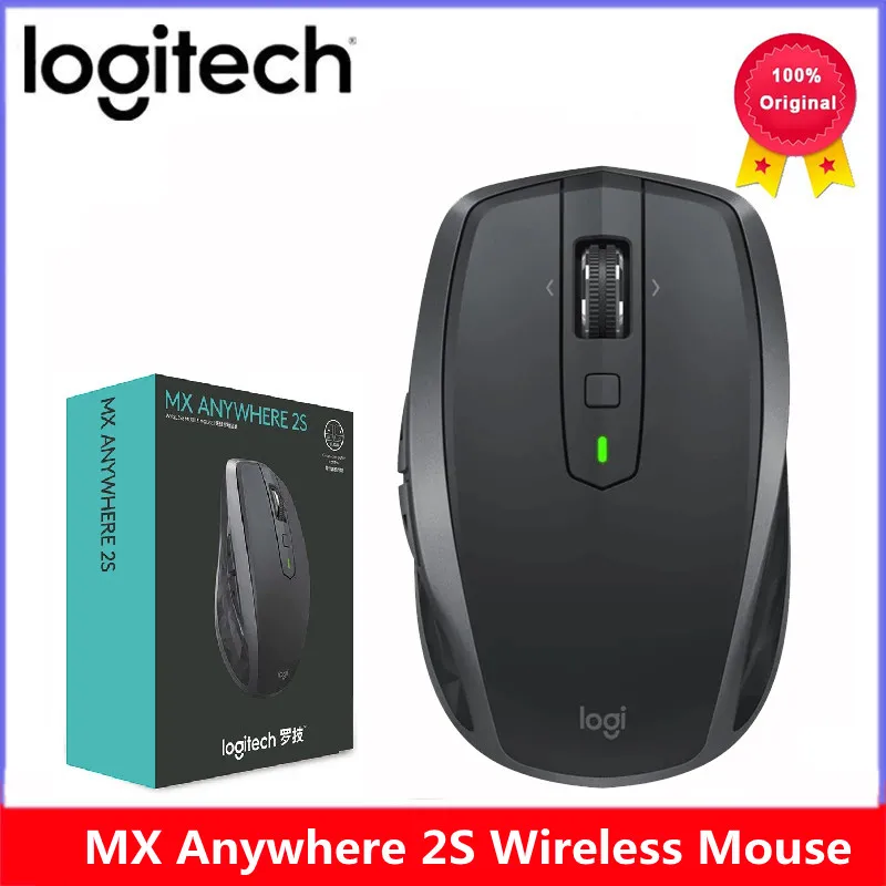 

Original Logitech MX Anywhere 2S Wireless Bluetooth Mouse 2.4GHz 4000DPI Rechargeable Gaming Mice Dual Connection Mouse
