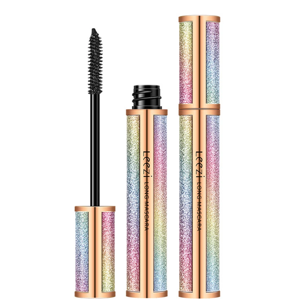 

Leezi Mascara 4d Silk Fiber Lash Long Curling Mascara Eyelash Waterproof Extension Lengthening Eye Lashes Cosmetics Makeup TSLM1