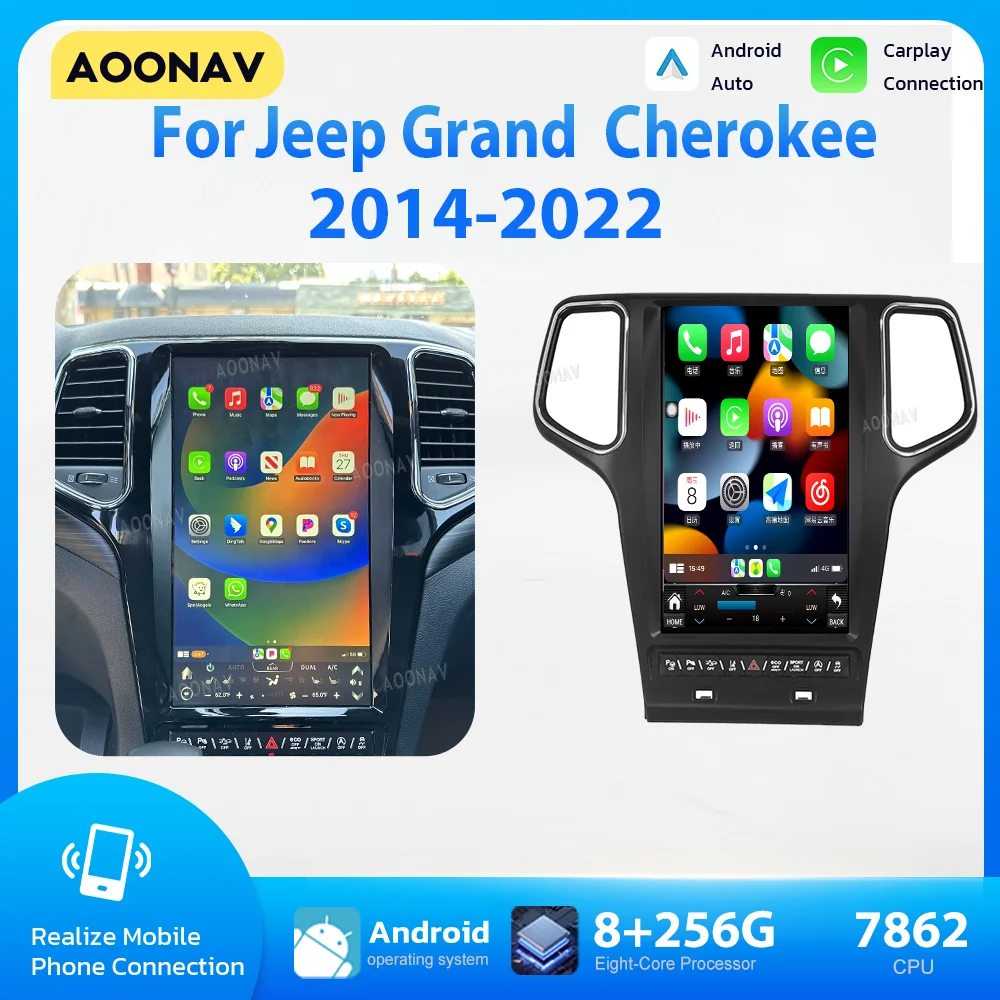 Автомобильный радиоприемник 13,6 дюйма для Ford Grand Cherokee 2015-2017, видеоплеер, GPS-навигация, сенсорный экран Carplay
Автомобильный радиоприемник 13,6 дюйма для Ford Grand Cherokee 2015-2017, видеоплеер, GPS-навигация, сенсорный экран Carplay