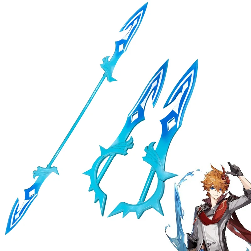 Game Genshin Impact Tartaglia Weapon Cosplay Prop Switchable Weapon Form Double Edged Knife PVC Wooden Spear Weapon Party Props
Game Genshin Impact Tartaglia Weapon Cosplay Prop Switchable Weapon Form Double Edged Knife PVC Wooden Spear Weapon Party Props