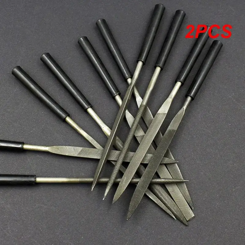 

2PCS 3x 140mm Mini Metal Rasp Needle Files Set Glass Stone Wood Carving Tools For Steel Rasp Needle Filing Woodworking Hand File