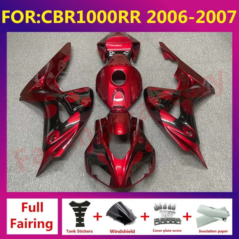 Motorcycle Injection full Fairings Kit fit For CBR1000RR CBR 1000RR CBR1000 RR 2006 2007 Bodywork fairing kit zxmt set red black
Motorcycle Injection full Fairings Kit fit For CBR1000RR CBR 1000RR CBR1000 RR 2006 2007 Bodywork fairing kit zxmt set red black
