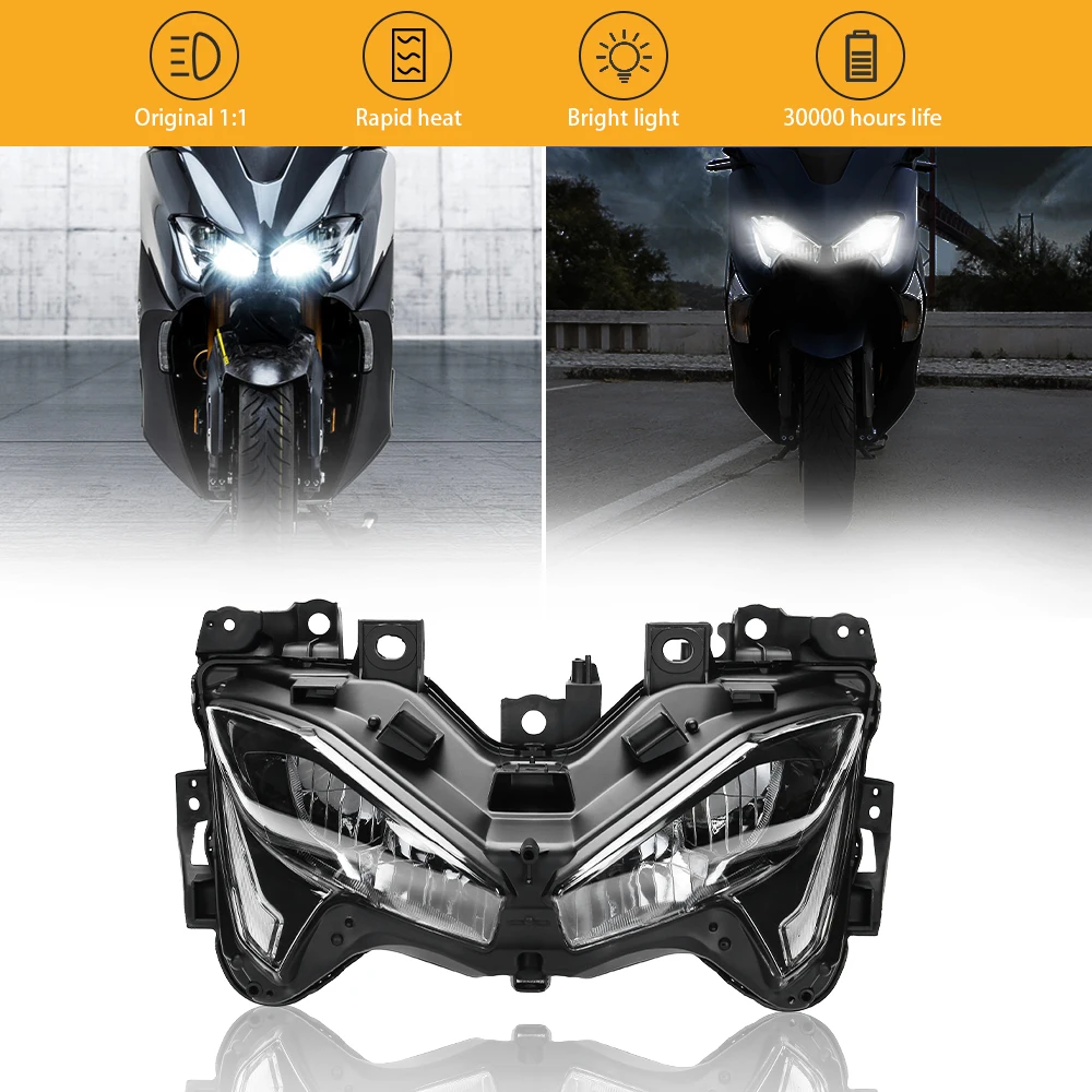 Передняя светодиодная фара TMAX 560 в сборе для Yamaha TMAX560 T-MAX560 TMAX 560 2020 2021 Новинка!
Передняя светодиодная фара TMAX 560 в сборе для Yamaha TMAX560 T-MAX560 TMAX 560 2020 2021 Новинка!