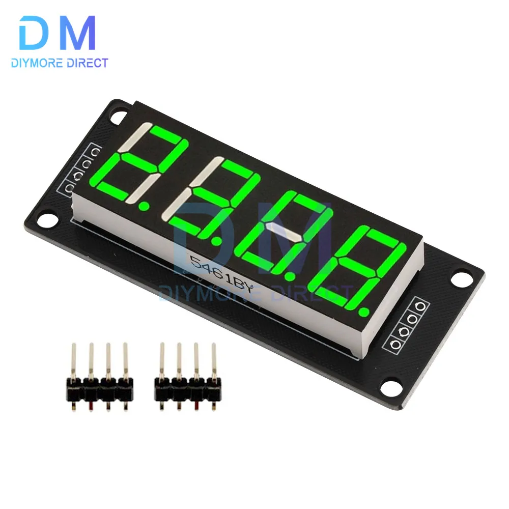 

TM1637 LED Display Module for Arduino 4 Digit 7 Segment 0.56 inch Time Clock Indicator Tube Module Red Blue Green Yellow White