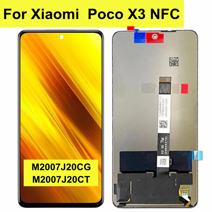 

6.67'' for Xiaomi Poco X3 NFC LCD Display Screen Touch Panel Digitizer Assembly Parts for POCO X3 NFC LCD Pantalla