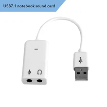 USB Sound Card Virtual 7.1 3D External USB Audio Adapter USB to Jack 3.5mm Earphone Micphone Sound Card for Laptop Notebook PC USB Sound Card Virtual 7.1 3D External USB Audio Adapter USB to Jack 3.5mm Earphone Micphone Sound Card for Laptop Notebook PC