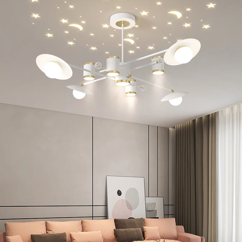 Starry Sky Living Room Chandeliers Modern Minimalist Atmosphere White Cream Series Living Room Ceiling Light Whole House Package
Starry Sky Living Room Chandeliers Modern Minimalist Atmosphere White Cream Series Living Room Ceiling Light Whole House Package