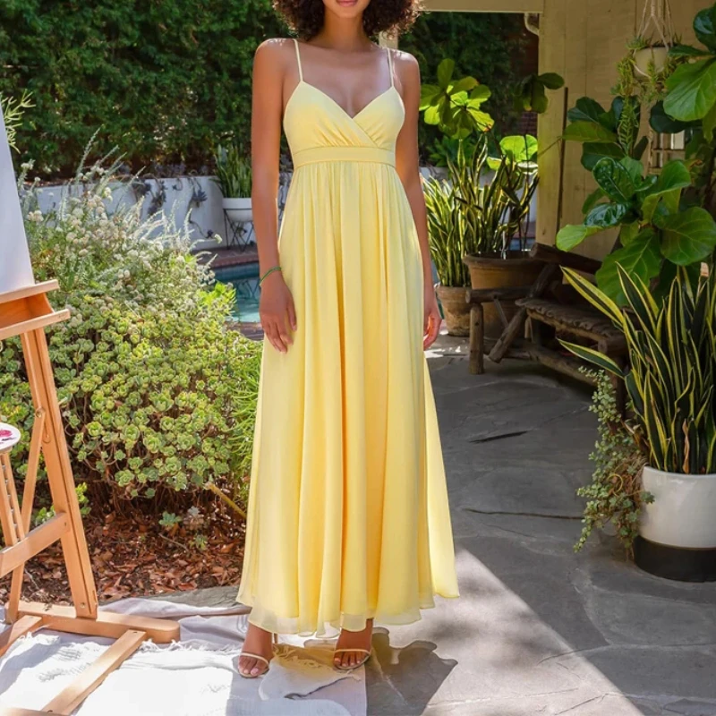 High End Euramerican Sexy Spaghetti Straps Sleeveless Party Vestidos Elegant Slim Fit Long Simple Prom Dresses Back Lace Up Gown
High End Euramerican Sexy Spaghetti Straps Sleeveless Party Vestidos Elegant Slim Fit Long Simple Prom Dresses Back Lace Up Gown