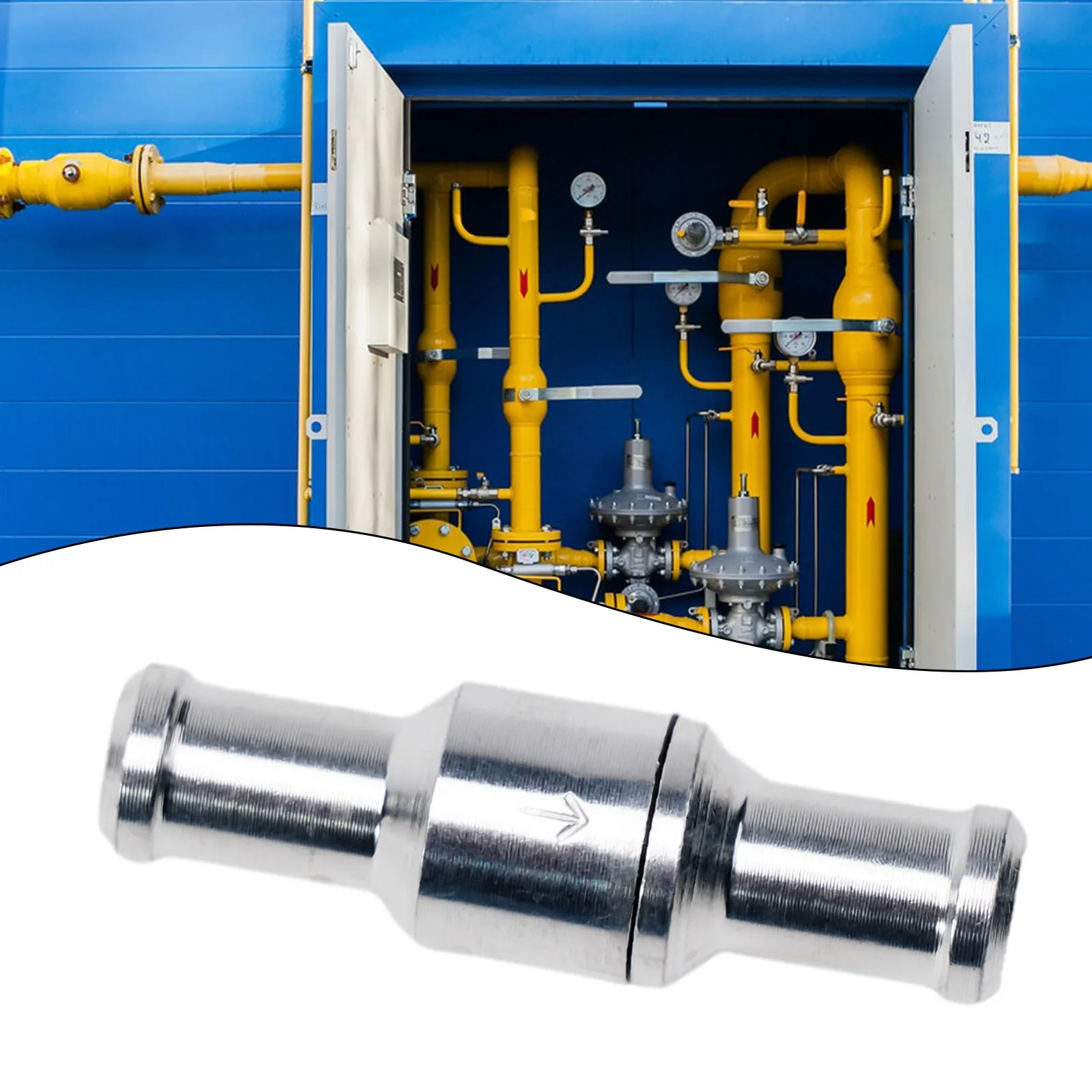 Inline Way Non-return Check Valve Auminium Fuel Water Gas Air Vacuum Home Improvement Plumbing Hardware Accessories
Inline Way Non-return Check Valve Auminium Fuel Water Gas Air Vacuum Home Improvement Plumbing Hardware Accessories
