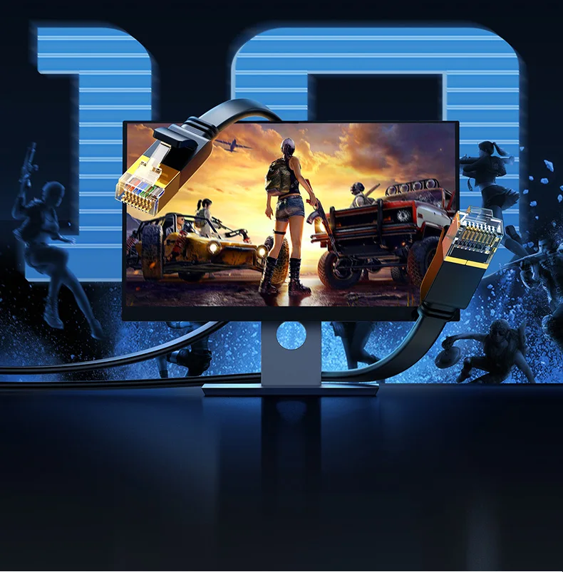 Cat 7 Ethernet Cable Cat7 High Speed Flat Gigabit STP RJ45 LAN Cable 10Gbps 1250MB/S Network Cable Patch Code Router Ethernet 16 Cat 7 Ethernet Cable Cat7 High Speed Flat Gigabit STP RJ45 LAN Cable 10Gbps 1250MB/S Network Cable Patch Code Router Ethernet 10