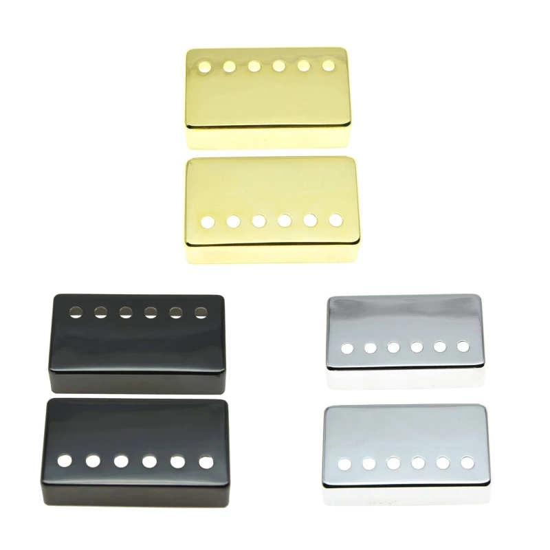2x Pickup Covers Humbucker Metal Guitar Humbucker Pickup Covers Set Pickup Cover N58B
2x Pickup Covers Humbucker Metal Guitar Humbucker Pickup Covers Set Pickup Cover N58B