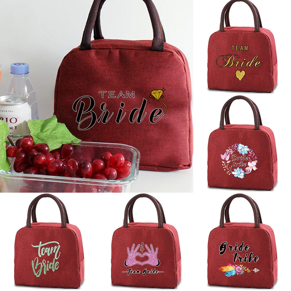 New Bride Print Lunch Bags Fashion Cooler Bag Dinner Bag Canvas Picnic Box Handbags Camping Travel Bag School Food Insulated Bag
New Bride Print Lunch Bags Fashion Cooler Bag Dinner Bag Canvas Picnic Box Handbags Camping Travel Bag School Food Insulated Bag