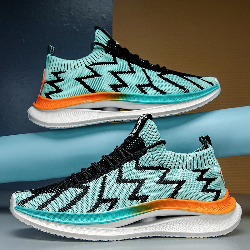 2023 New Colorful Mens Casual Sneakers Comfortable Trainers Men Sports Shoes Breathable Knit Sneakers Male Running Jogging Shoes
2023 New Colorful Mens Casual Sneakers Comfortable Trainers Men Sports Shoes Breathable Knit Sneakers Male Running Jogging Shoes