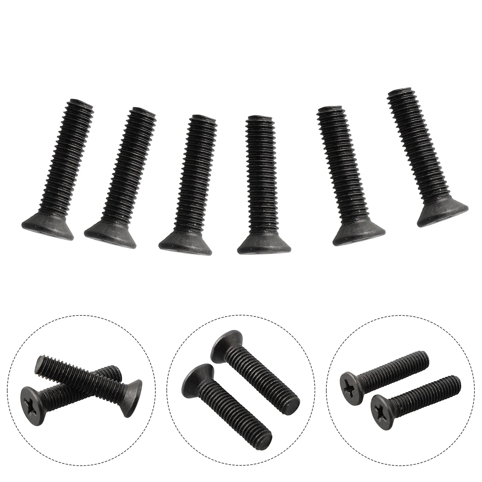 6Pcs Fixing Screw M5/M6 22mm Left Hand Thread For UNF Drill Chuck Shank Collet Screw Hand Electric Drill Cross Tooth Screw Drill
6Pcs Fixing Screw M5/M6 22mm Left Hand Thread For UNF Drill Chuck Shank Collet Screw Hand Electric Drill Cross Tooth Screw Drill