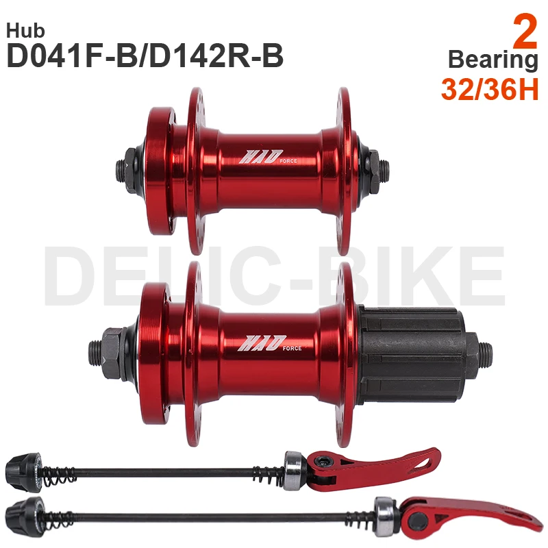 HAD 2 Bearing Front/Rear FREEHUB -6-Bolt Disc Brake - Quick Release - 9/10/11/12 Speed for MTB
HAD 2 Bearing Front/Rear FREEHUB -6-Bolt Disc Brake - Quick Release - 9/10/11/12 Speed for MTB