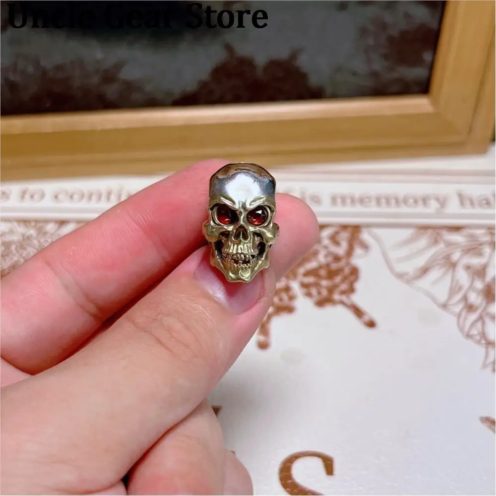 Skull Knife Beads EDC Knife Pendant Brass 925 Sliver Key Chain Paracord Pendant
Skull Knife Beads EDC Knife Pendant Brass 925 Sliver Key Chain Paracord Pendant
