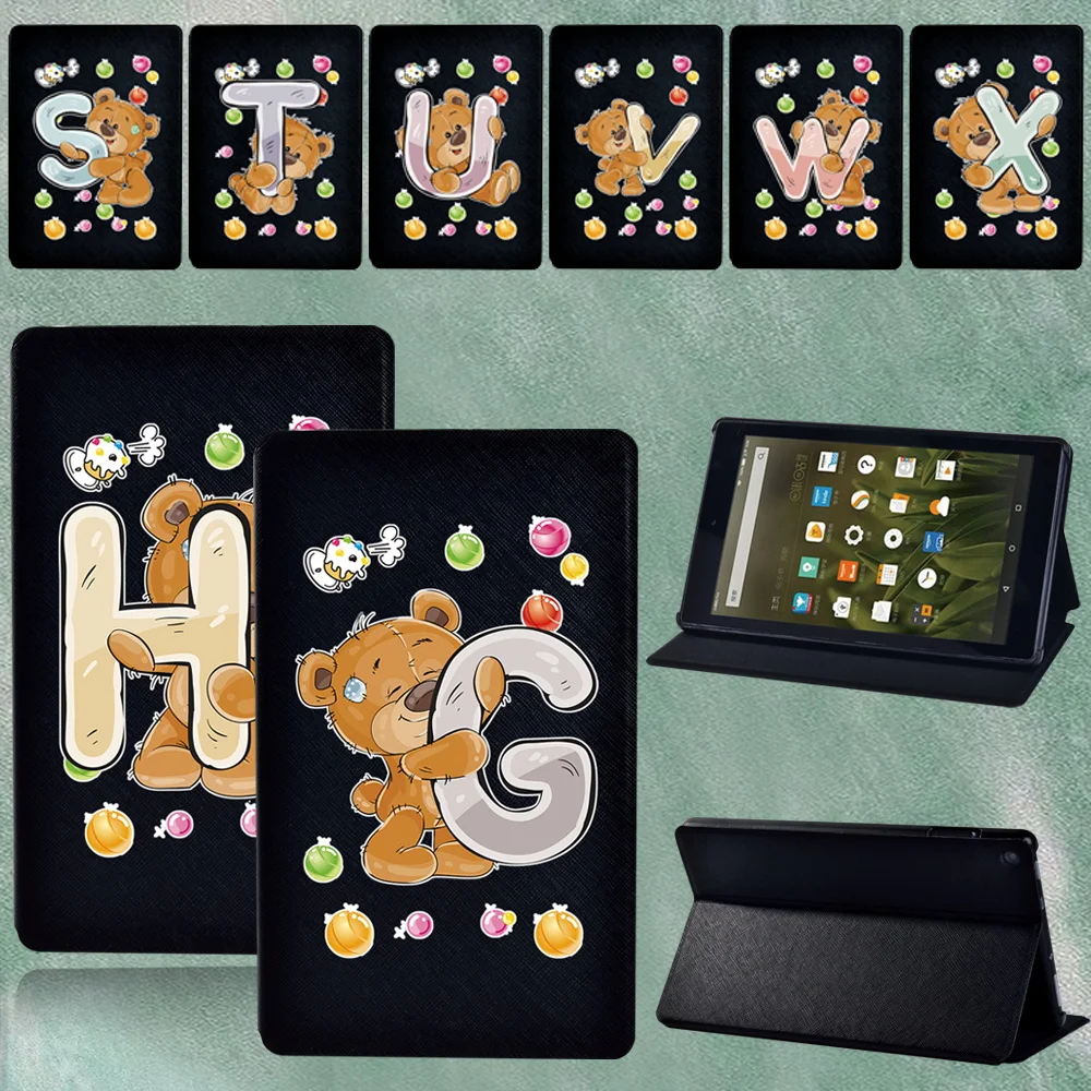 Tablet Stand Case for Fire HD 10 Plus/5th/7th/9th/11th/HD 8 Plus/6th/7th/8th/10th/Fire 7 5th/7th/9th Bear Pattern Foldable Cover
Tablet Stand Case for Fire HD 10 Plus/5th/7th/9th/11th/HD 8 Plus/6th/7th/8th/10th/Fire 7 5th/7th/9th Bear Pattern Foldable Cover