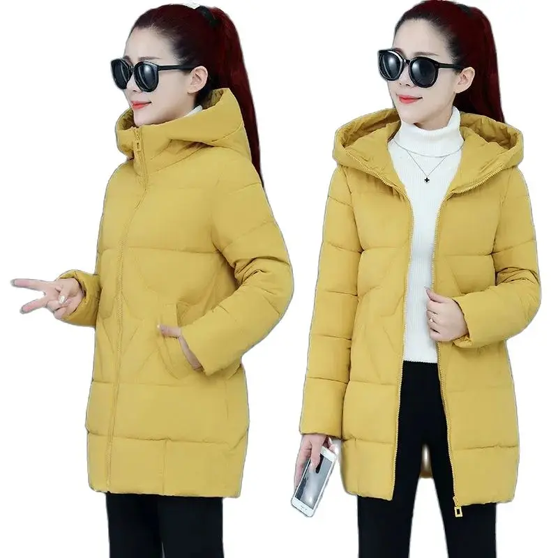 Women Mid-length Hooded Parka Jacket 2022 New Loose Cotton-padded Jacket Female Korean Winter Thick Padded Jacket Warm Coat A331
Women Mid-length Hooded Parka Jacket 2022 New Loose Cotton-padded Jacket Female Korean Winter Thick Padded Jacket Warm Coat A331