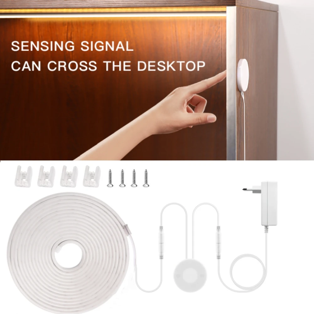 Hand Scan Sensor and Touch Dimmer Switch Neon LED Strip Light Waterproof Lamp Tape for Bedroom Kitchen Lighting with EU/US Plug
Hand Scan Sensor and Touch Dimmer Switch Neon LED Strip Light Waterproof Lamp Tape for Bedroom Kitchen Lighting with EU/US Plug