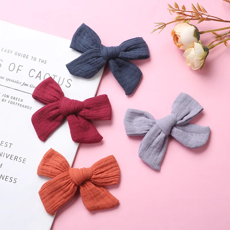 Baby Hair Clips for Girls Muslin Cotton Hair Bows Children Barrette Kids Vintage Hairpins Toddler Hairgrips Hair Accessories
Baby Hair Clips for Girls Muslin Cotton Hair Bows Children Barrette Kids Vintage Hairpins Toddler Hairgrips Hair Accessories