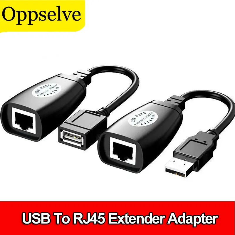 

USB Extender Adapter Cable USB Female/Male To RJ45 CAT5 CAT6 LAN Ethernet Expansion OTG Adapter For Computers Printers U Disk