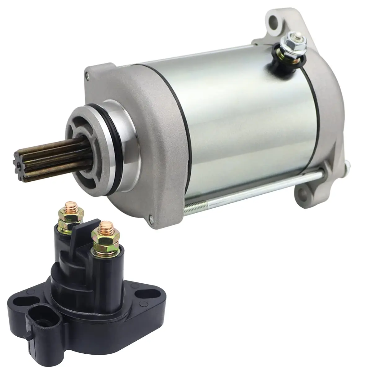 Starter & Relay for Arctic Cat 500 Auto 2004-2009 500 Manual 2004-2009 650 H1 Auto 2005-2007 545-015 3545-024 0825-001
Starter & Relay for Arctic Cat 500 Auto 2004-2009 500 Manual 2004-2009 650 H1 Auto 2005-2007 545-015 3545-024 0825-001