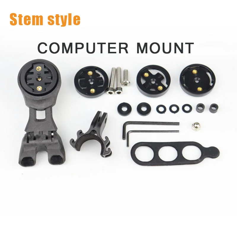 

New Designed Stem Style Computer Mount Support for Garmin Bryton Wahoo Giant GoPro Light Camera Mounts Support Accessories