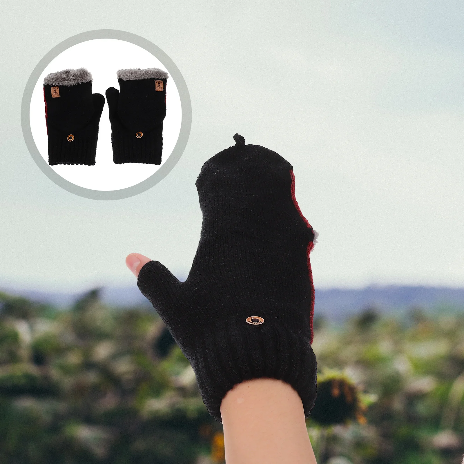 1 Pair Windproof Women Gloves Cycling Hand Cover Winter Hand Protector Women Gloves
1 Pair Windproof Women Gloves Cycling Hand Cover Winter Hand Protector Women Gloves