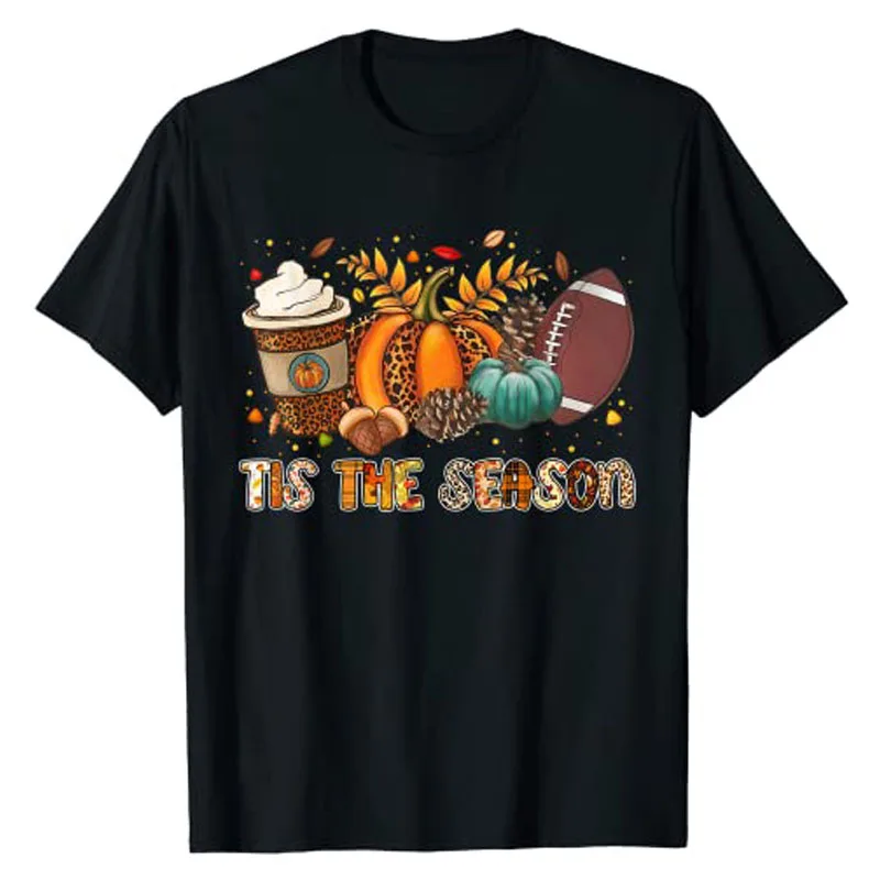Tis' The Season Leopard Pumpkin Football Halloween Fall T-Shirt Graphic Tee Aesthetic Clothes Gifts Coffee Lover Women Clothing
Tis' The Season Leopard Pumpkin Football Halloween Fall T-Shirt Graphic Tee Aesthetic Clothes Gifts Coffee Lover Women Clothing