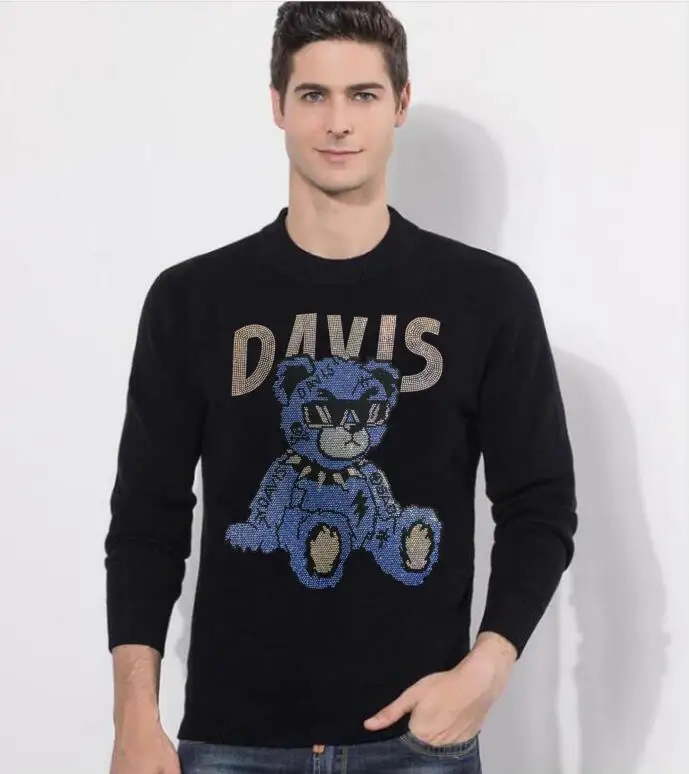 BORUNKE brand Rhinestone designer sweaters Men brand cotton Hip Hop Tops Male drop ship
BORUNKE brand Rhinestone designer sweaters Men brand cotton Hip Hop Tops Male drop ship