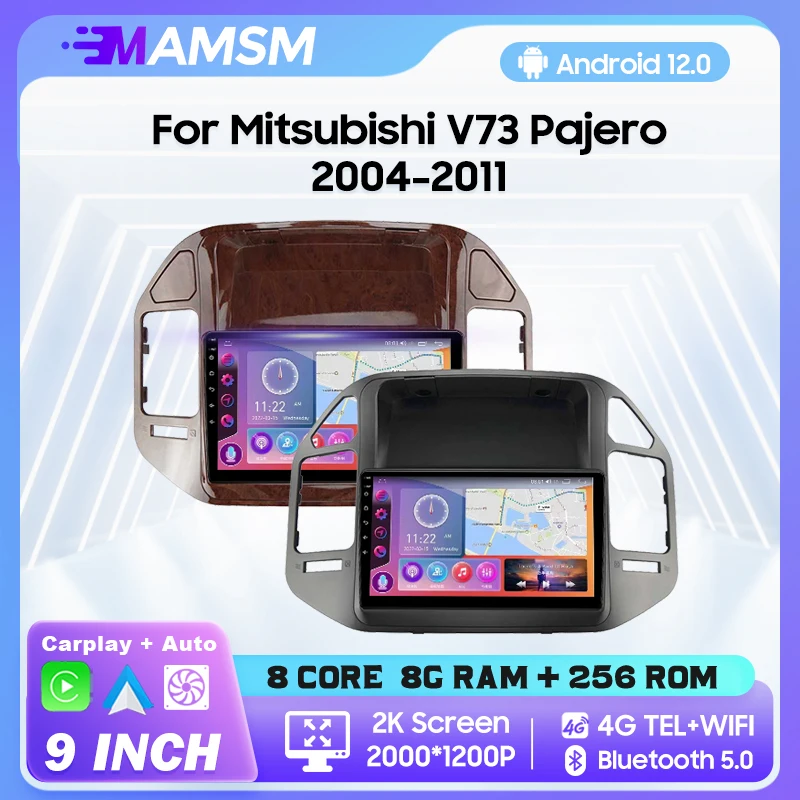 Автомагнитола MAMSM Android13 для Mitsubishi V73 Pajero 2004-2011, видео, мультимедийный плеер с Bluetooth, навигацией, 4G, GPS, Carplay, стерео
Автомагнитола MAMSM Android13 для Mitsubishi V73 Pajero 2004-2011, видео, мультимедийный плеер с Bluetooth, навигацией, 4G, GPS, Carplay, стерео