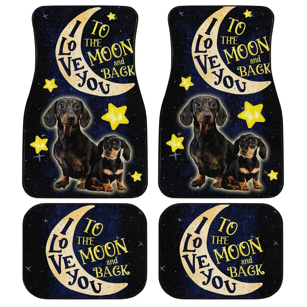 Lovely Dachshund Car Floor Mats Custom I Love You To The Moon And Back Car Accessories Meaningful Gifts Idea
Lovely Dachshund Car Floor Mats Custom I Love You To The Moon And Back Car Accessories Meaningful Gifts Idea