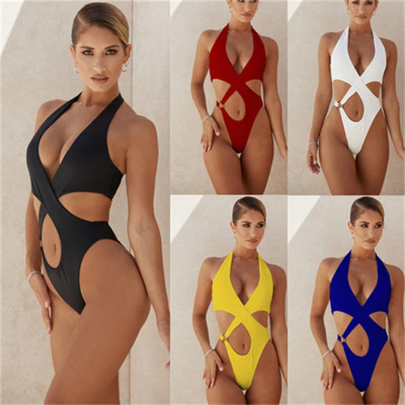 Women Sexy Bikinis fashion New One Piece Bandage Backless Fashion Solid Swimsuit Female Bathing Suits Bodysuit Summer Beachwear
Women Sexy Bikinis fashion New One Piece Bandage Backless Fashion Solid Swimsuit Female Bathing Suits Bodysuit Summer Beachwear