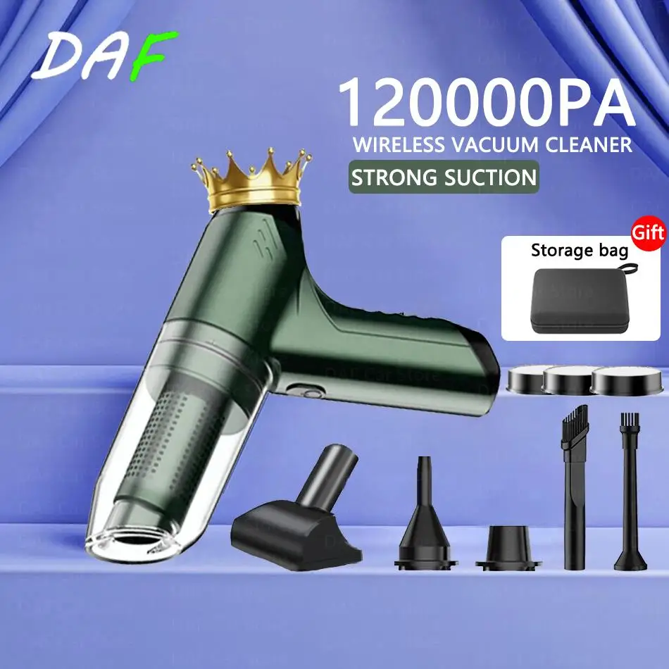 120000Pa Car Vacuum Cleaner Wireless Portable Robot Cleaner Mini Household Outdoor Blower for Dust Collector Keyboard Cleaning
120000Pa Car Vacuum Cleaner Wireless Portable Robot Cleaner Mini Household Outdoor Blower for Dust Collector Keyboard Cleaning