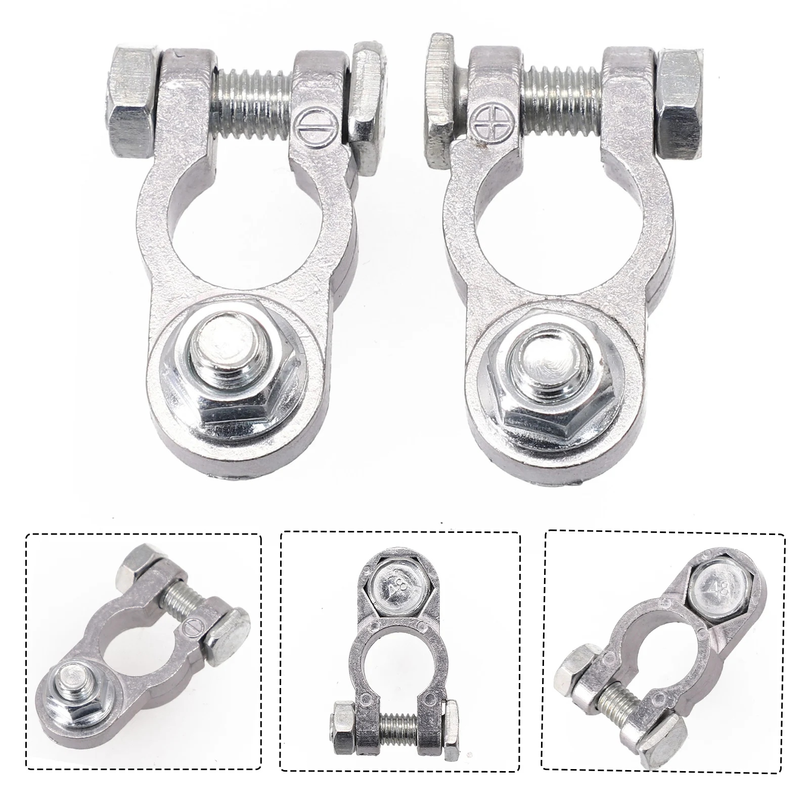 Set Battery Terminal Clamp Zinc Alloy Positive&Negative Connector 2Pcs 1pair Practical Replaces Useful Durable
Set Battery Terminal Clamp Zinc Alloy Positive&Negative Connector 2Pcs 1pair Practical Replaces Useful Durable