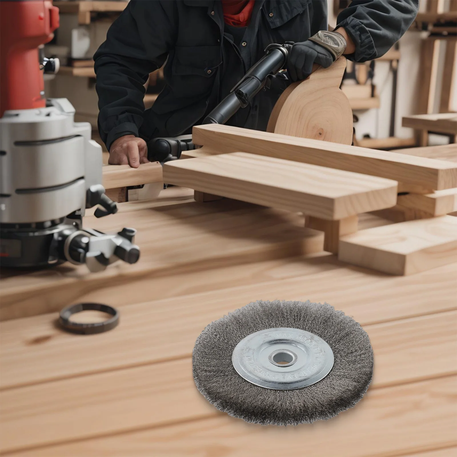 6inch Crimped Stainless Steel Wire Wheel Brush Bench Grinder Abrasive 16mm Hole Diamter For Deburring Rust Scale
6inch Crimped Stainless Steel Wire Wheel Brush Bench Grinder Abrasive 16mm Hole Diamter For Deburring Rust Scale