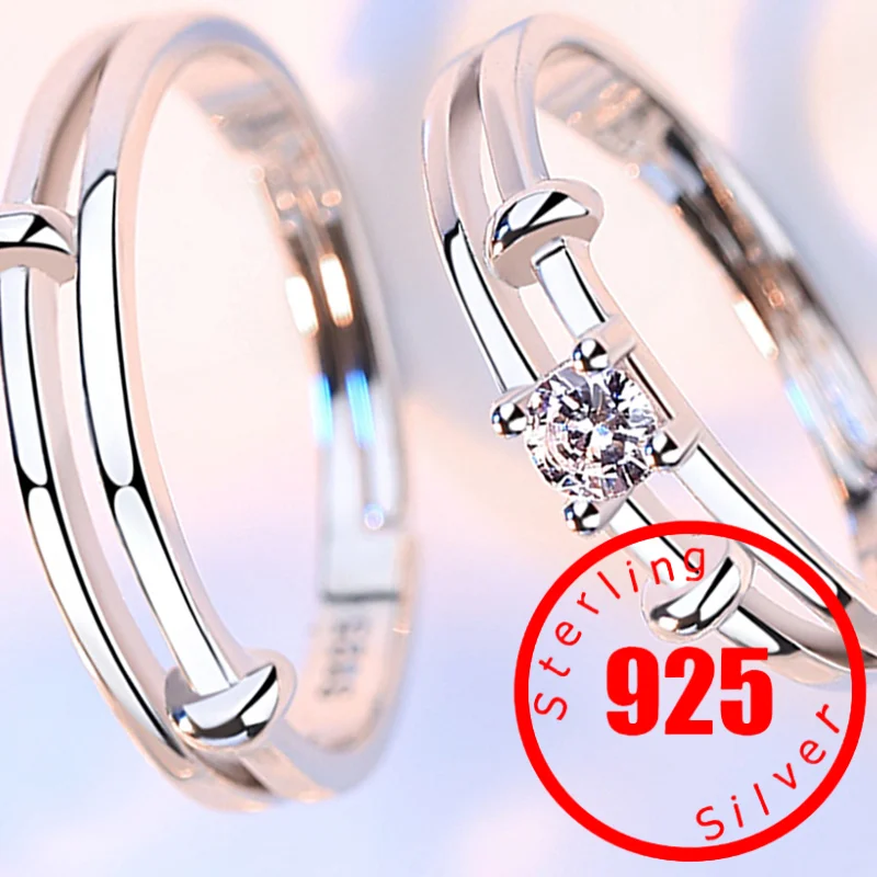 S925 Stamp silver new Jewelry Open Ring High Quality Retro Simple Cubic Zirconia Size Adjustable Couple Ring
S925 Stamp silver new Jewelry Open Ring High Quality Retro Simple Cubic Zirconia Size Adjustable Couple Ring