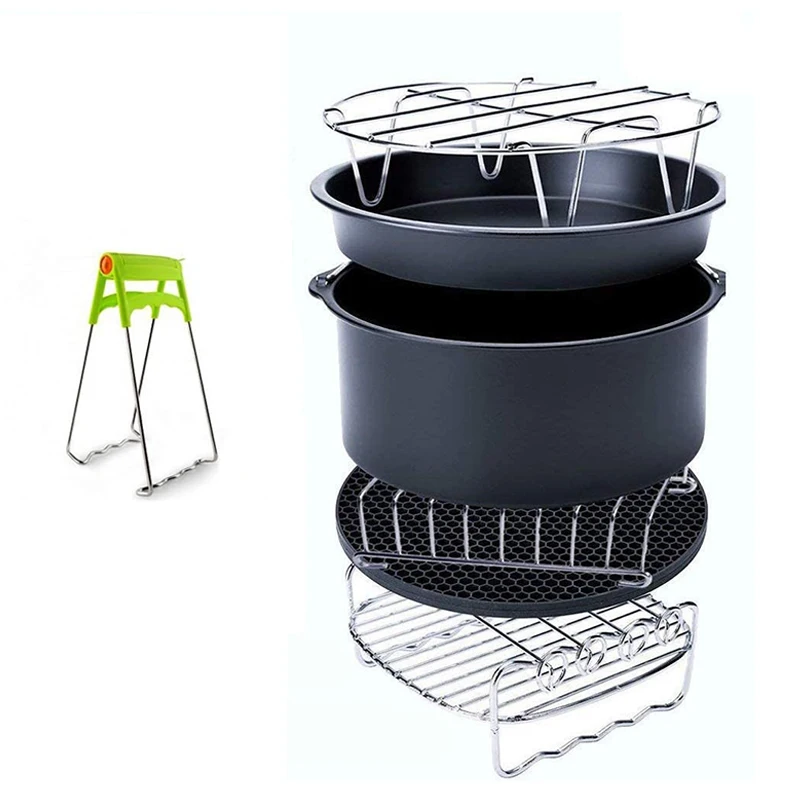 Air Fryer Accessories Air Fryer Basket Baking Tray Suitable For Phillips/Gowise Universal Small 3.5-5.8QT Air Fryer
Air Fryer Accessories Air Fryer Basket Baking Tray Suitable For Phillips/Gowise Universal Small 3.5-5.8QT Air Fryer